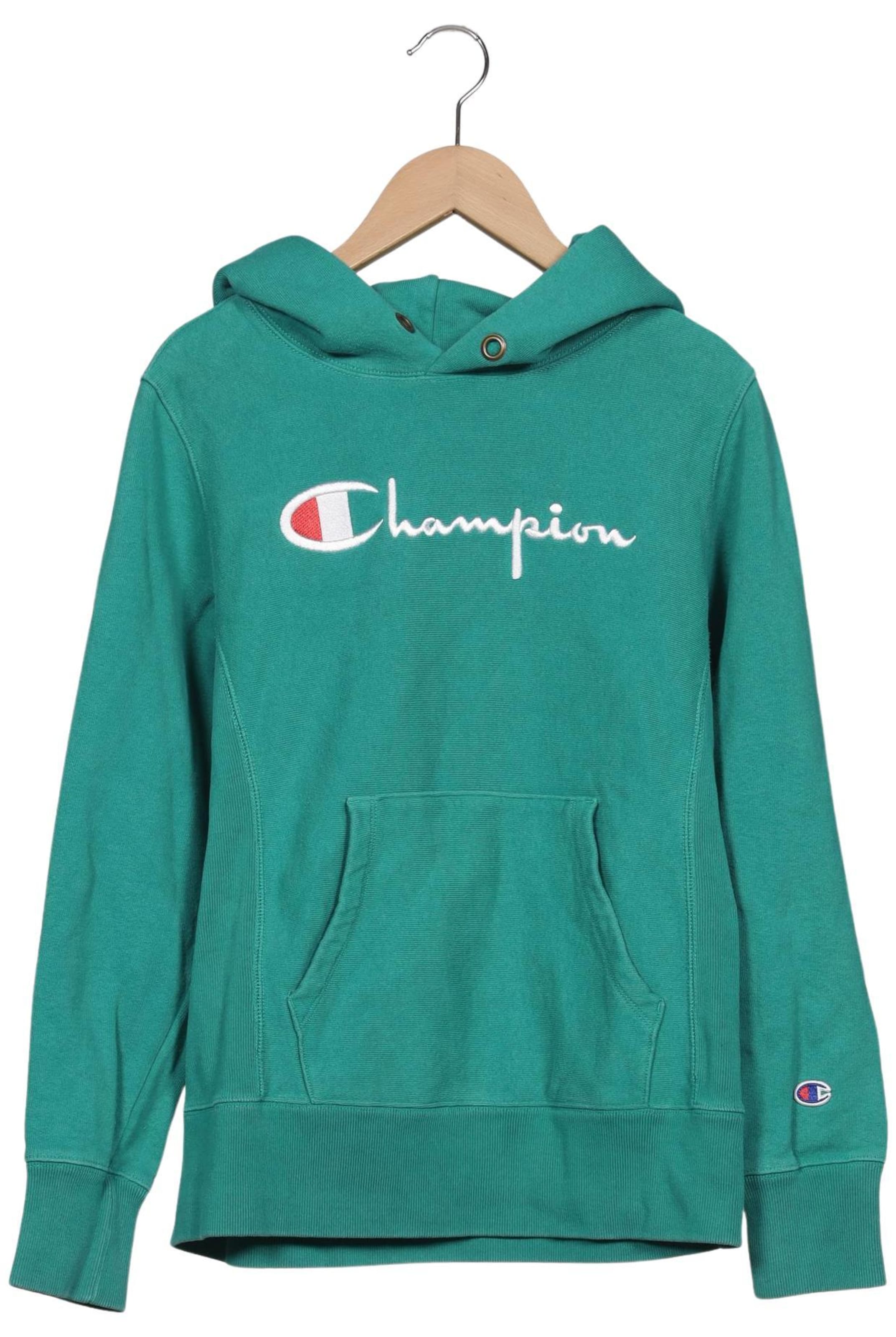 Champion Authentic Athletic Apparel Sweatshirt & Zip-Up Hoodie in M in Green: front