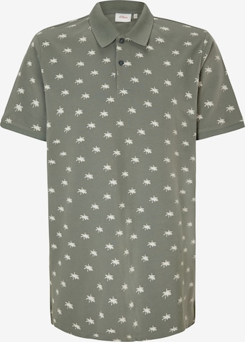 s.Oliver Men Tall Sizes Shirt in Grey: front