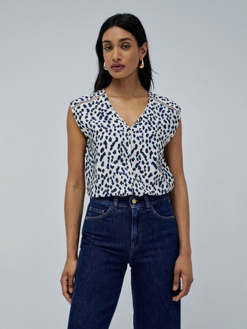 Salsa Jeans Bluse in Weiß: Vorderseite