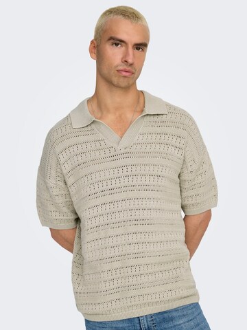 Only & Sons - Jersey 'ONSGRAYSON' en beige