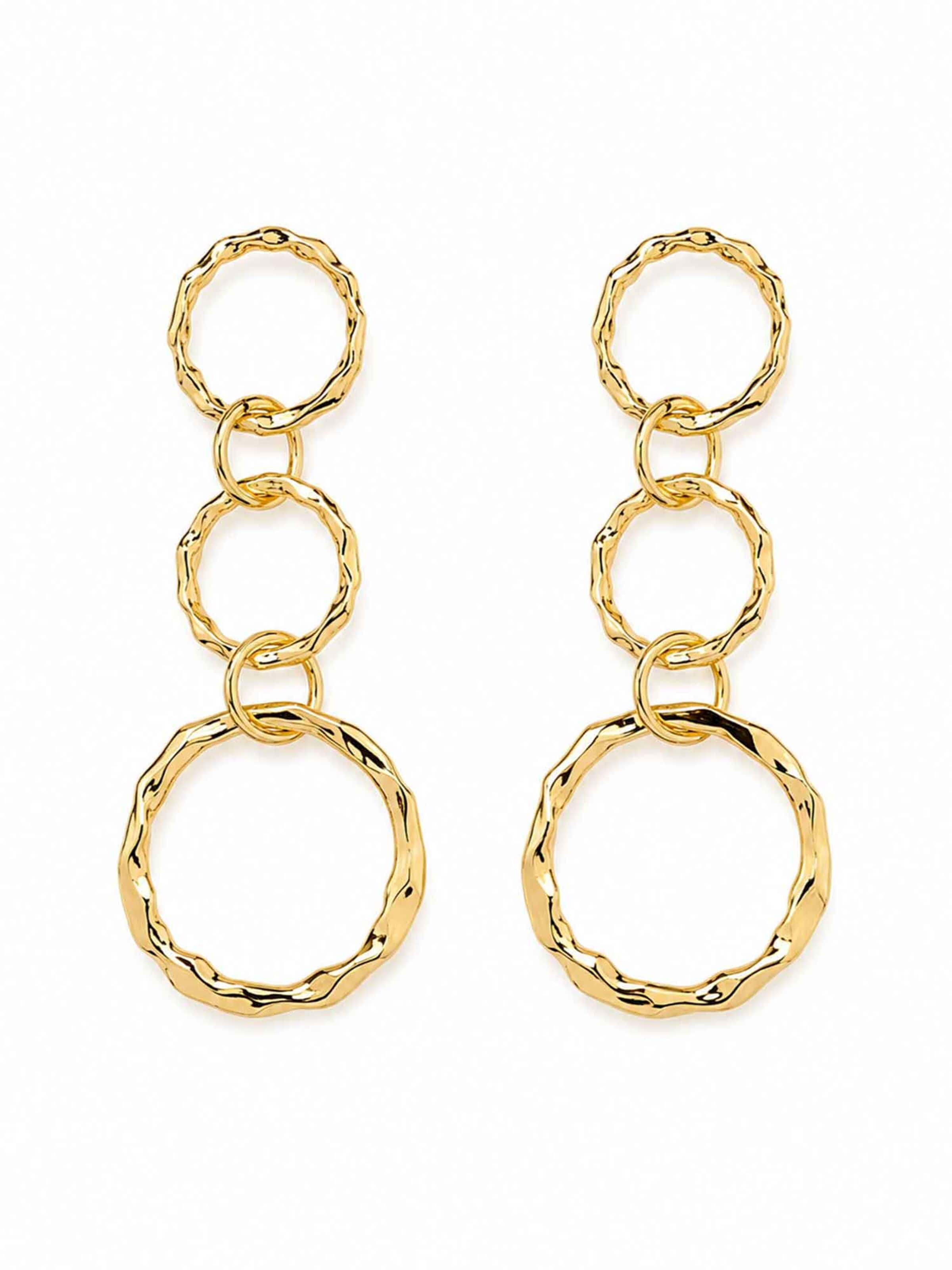 RteRme Náušnice 'Gracie Earrings' – zlatá: přední strana