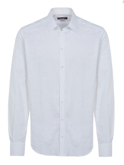 DOLCE & GABBANA Shirt 'Button Up Shirt' in XL in de kleur Wit, Productweergave