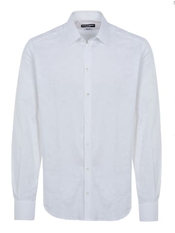 DOLCE & GABBANA Shirt 'Button Up Shirt' in White: front