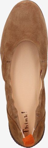 THINK! Ballet Flats in Brown