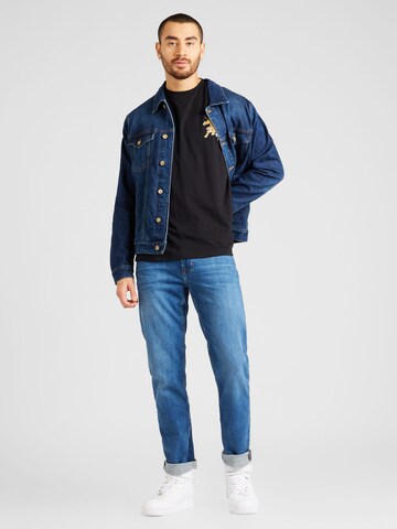 JACK & JONES Särk 'BRADLEY NAGASAKI', värv must