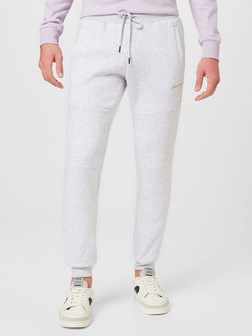 JACK & JONES Tapered Trousers in Grey: front