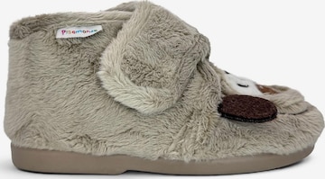 Pantoufle Pisamonas en gris : devant
