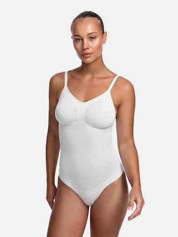 Body modelant 'Bodysuit Sculpting Shapewear mit Slip' cfab (formerly creamy fabrics) en blanc : devant