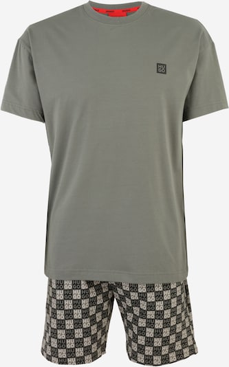 HUGO Lyhyt pyjama 'AARON' värissä vihreä, Tuotenäkymä
