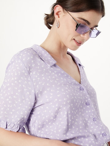 Monki Blouse in Purple