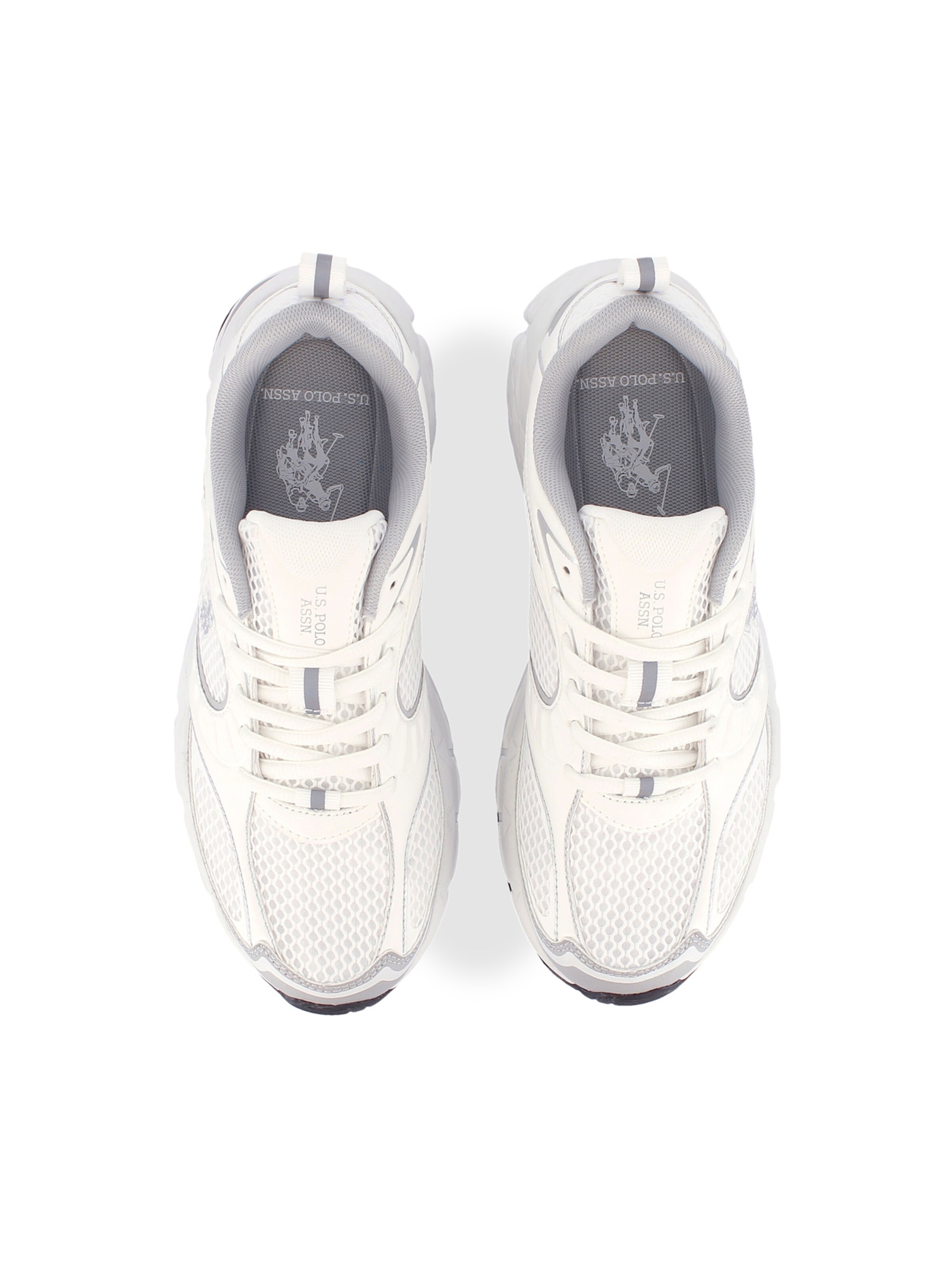 Baskets basses 'Swift' US POLO ASSN. en blanc