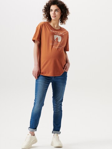 T-shirt 'Ayr' Supermom en marron