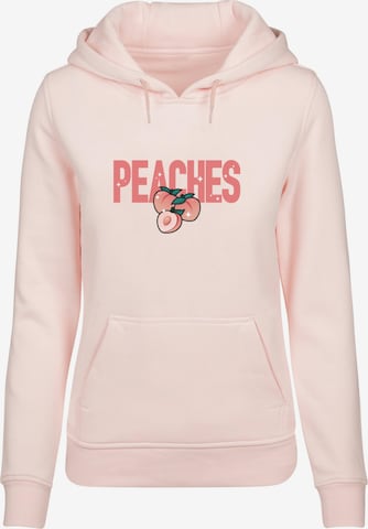 Mister Tee Sweatshirt 'Peaches' in Pink: front