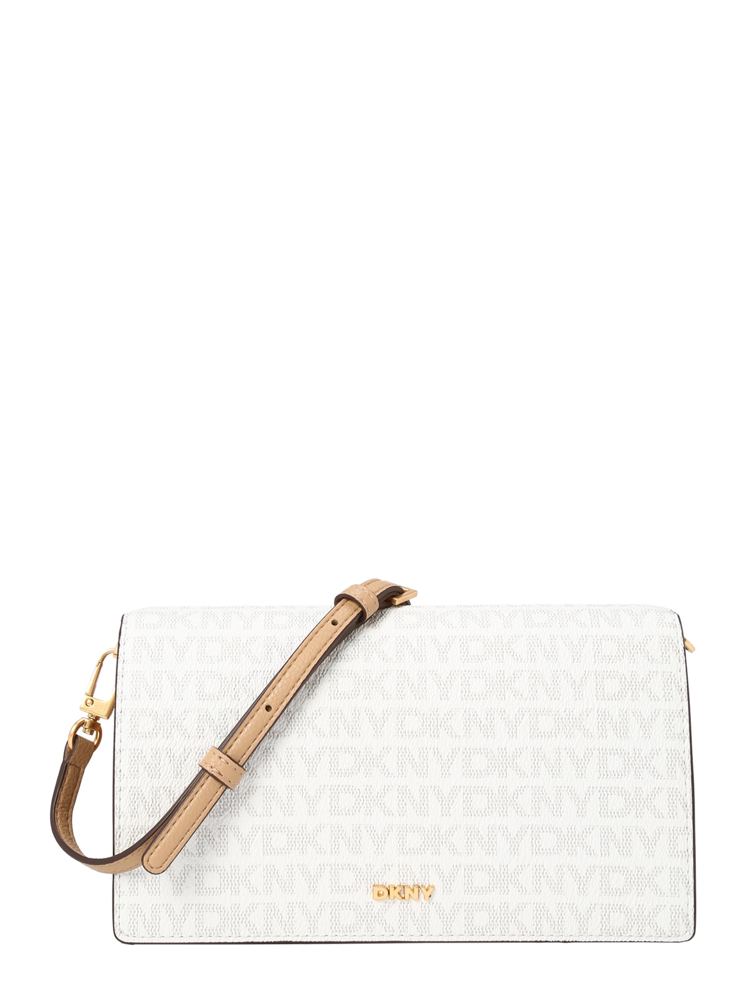 balts DKNY "Clutch" stila somiņa 'Farah': no priekšpuses