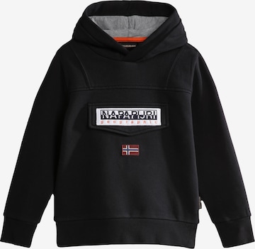 NAPAPIJRI Sweatshirt 'BURGEE' in Black: front