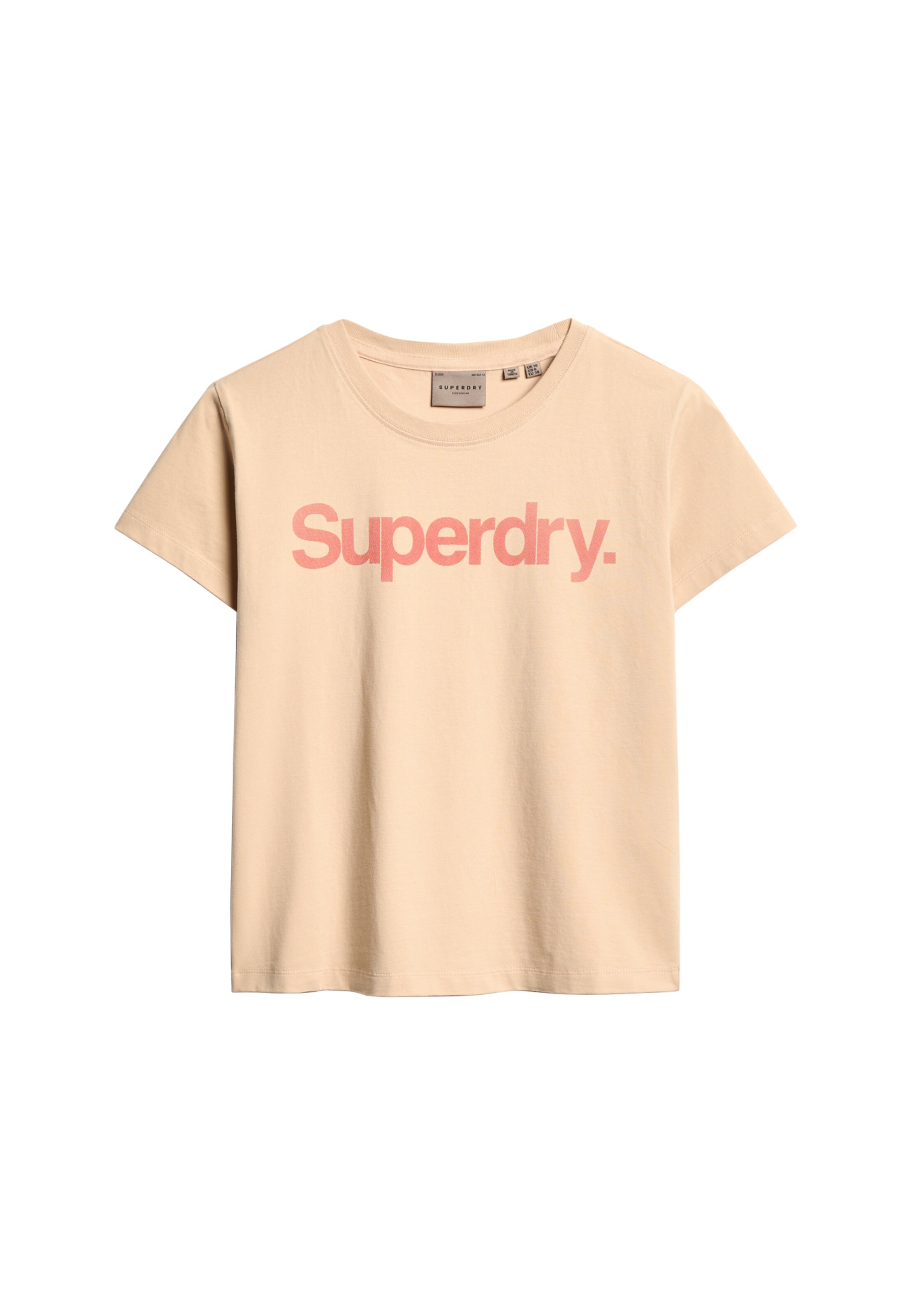 T-shirt Superdry & Co en beige : devant