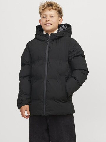 Jack & Jones Junior Vinterjakke i sort: forside
