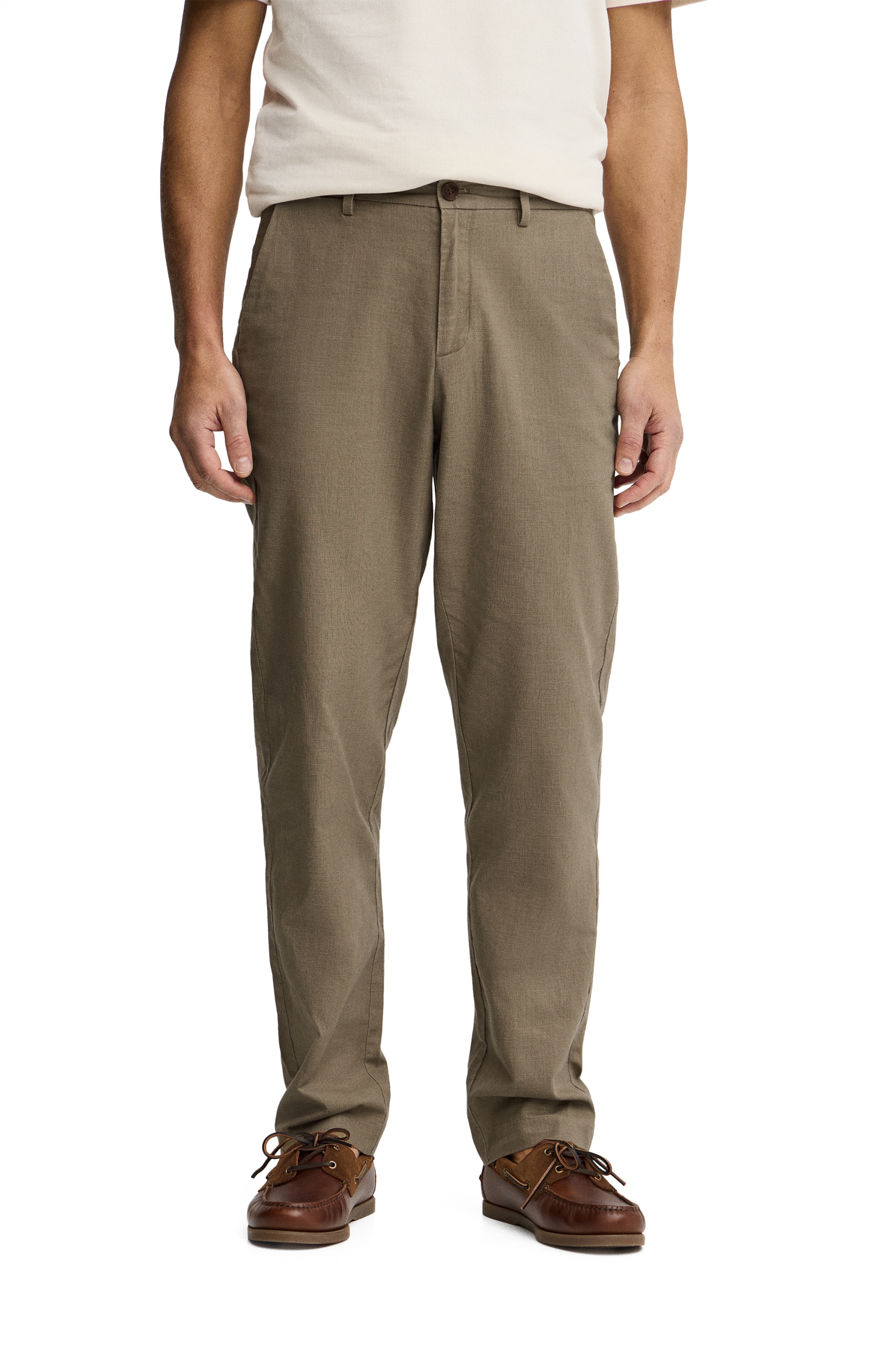 Polo Club Regular Chino Pants in Beige: front