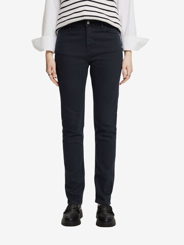 ESPRIT Slim fit Pants in Black: front