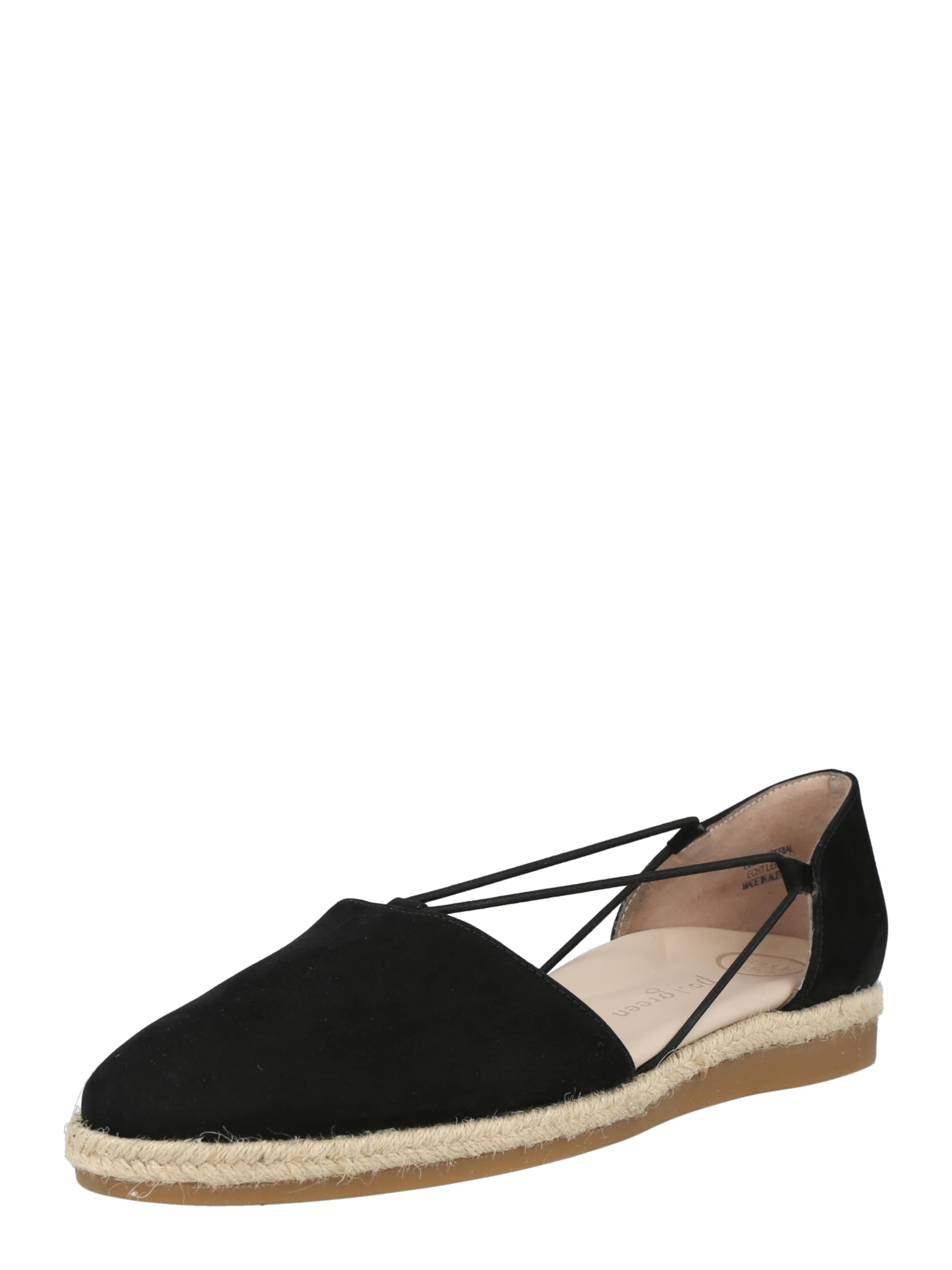 Ballerines à lanières Paul Green en noir : devant