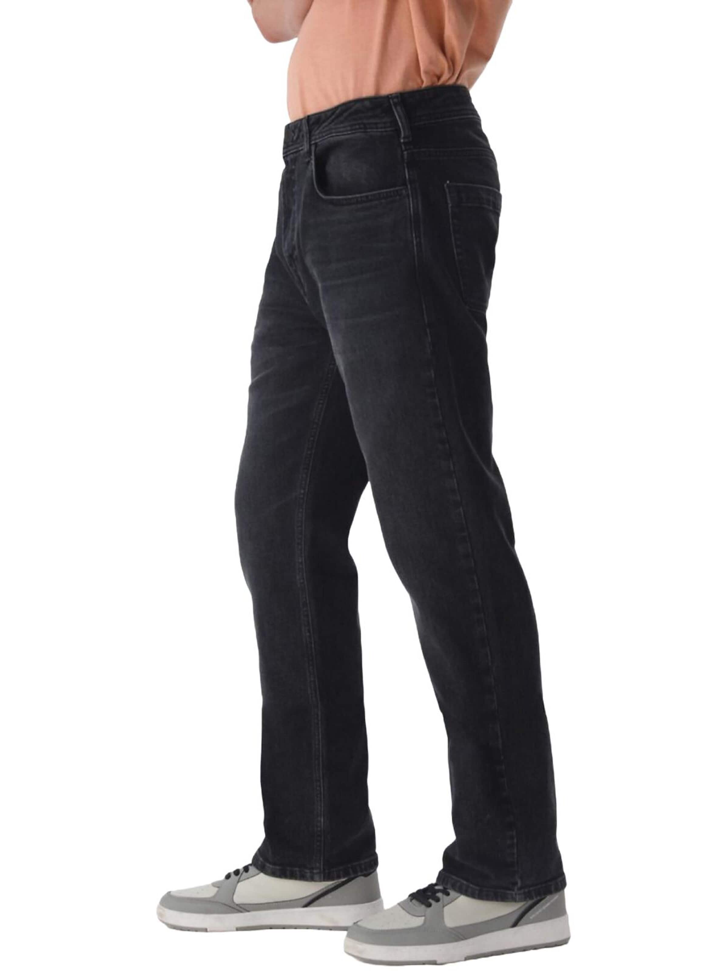 LTB Jeans - regular Vaquero 'LTB Jeans Herren Paul X Mid Waist Straight Leg Jeans' en negro