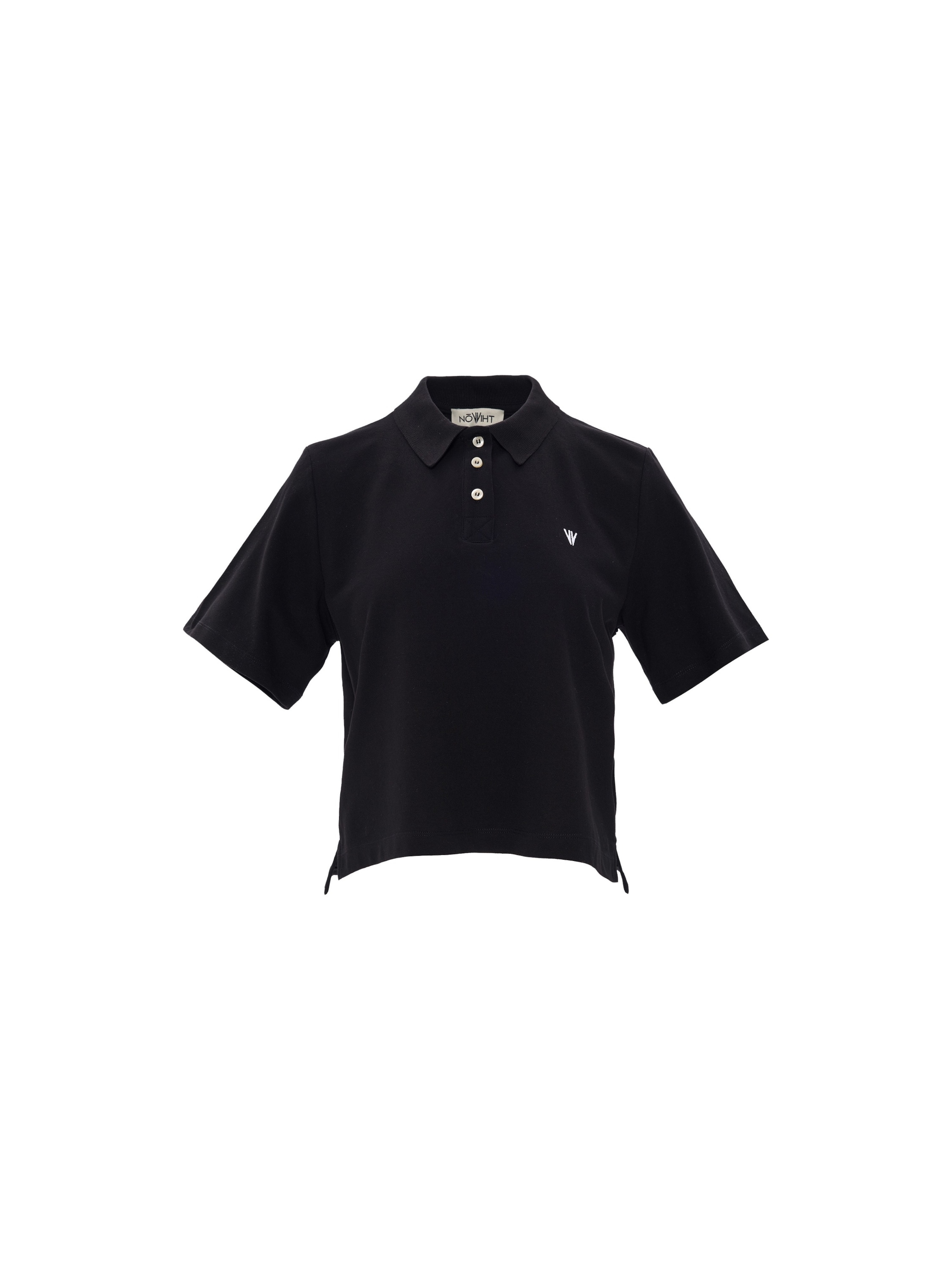 NOWIHT T-shirt 'Brigitte' i svart: framsida