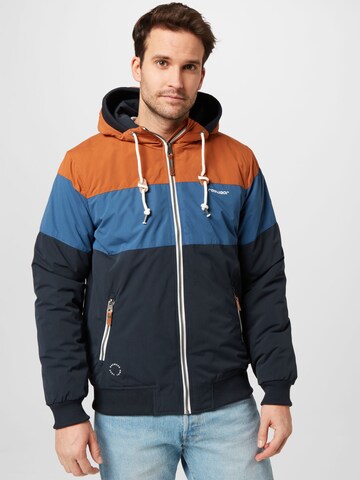 Ragwear Between-season jacket 'JAYCE' in Blue: front