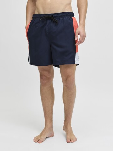Shorts de bain 'JREBBENJAMIN' JJ Rebel en bleu