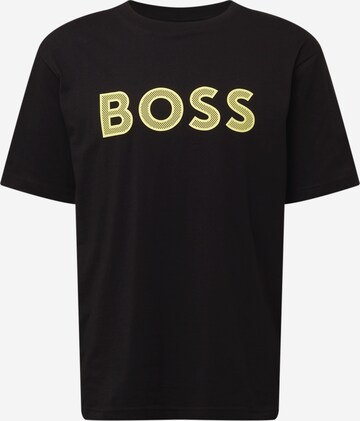 BOSS T-Shirt 'Teeos' in Schwarz: predná strana