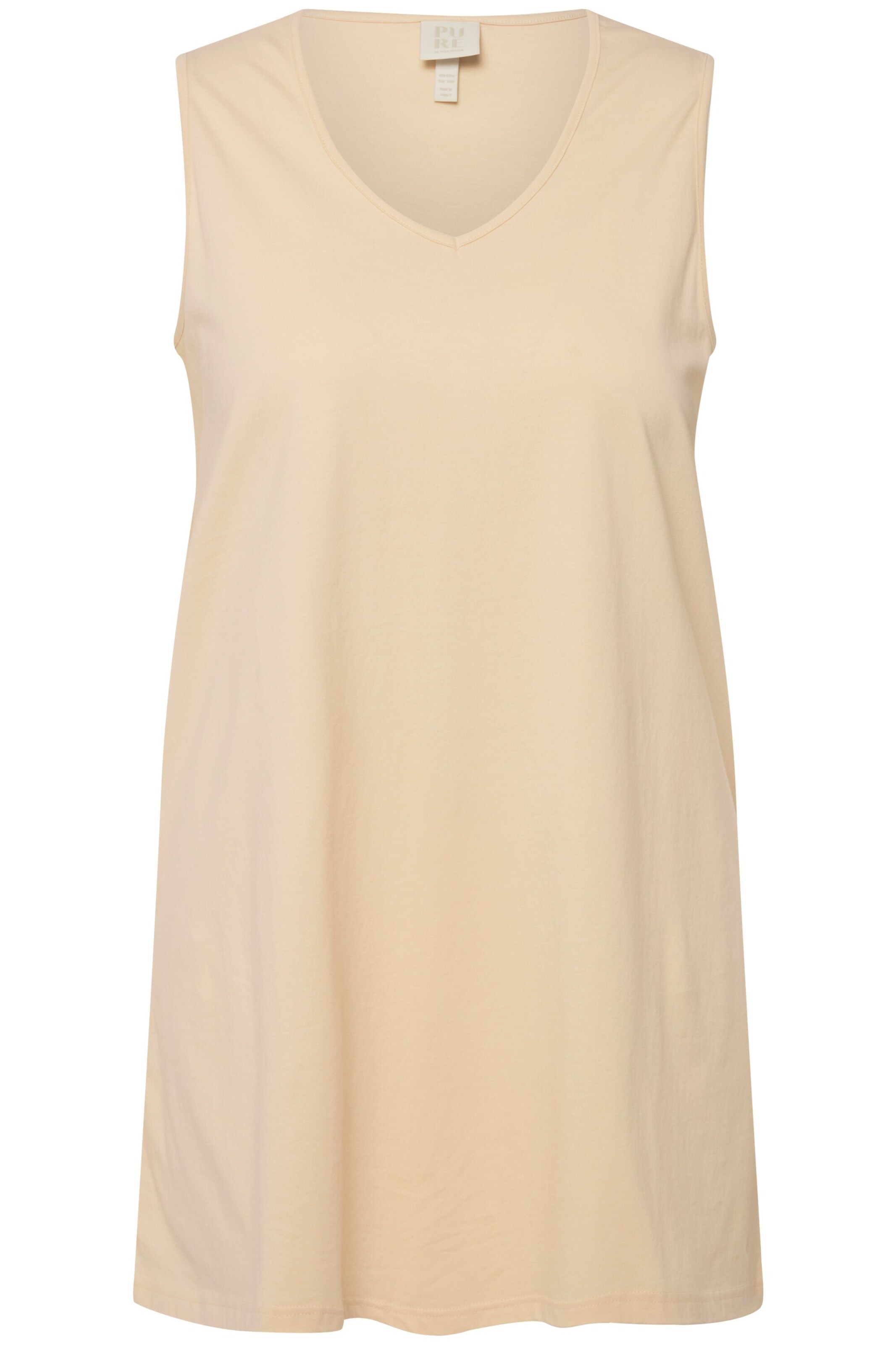 Ulla Popken Shirt in Beige: Vorderseite