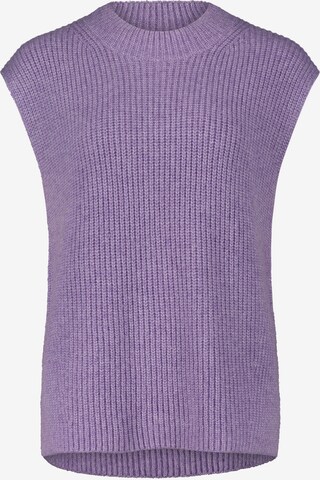 Cartoon Sweater in Purple: front