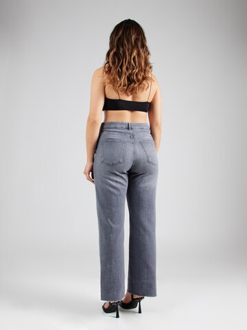 ONLY Carmakoma Wide leg Jeans 'CARMOLLY' in Grey
