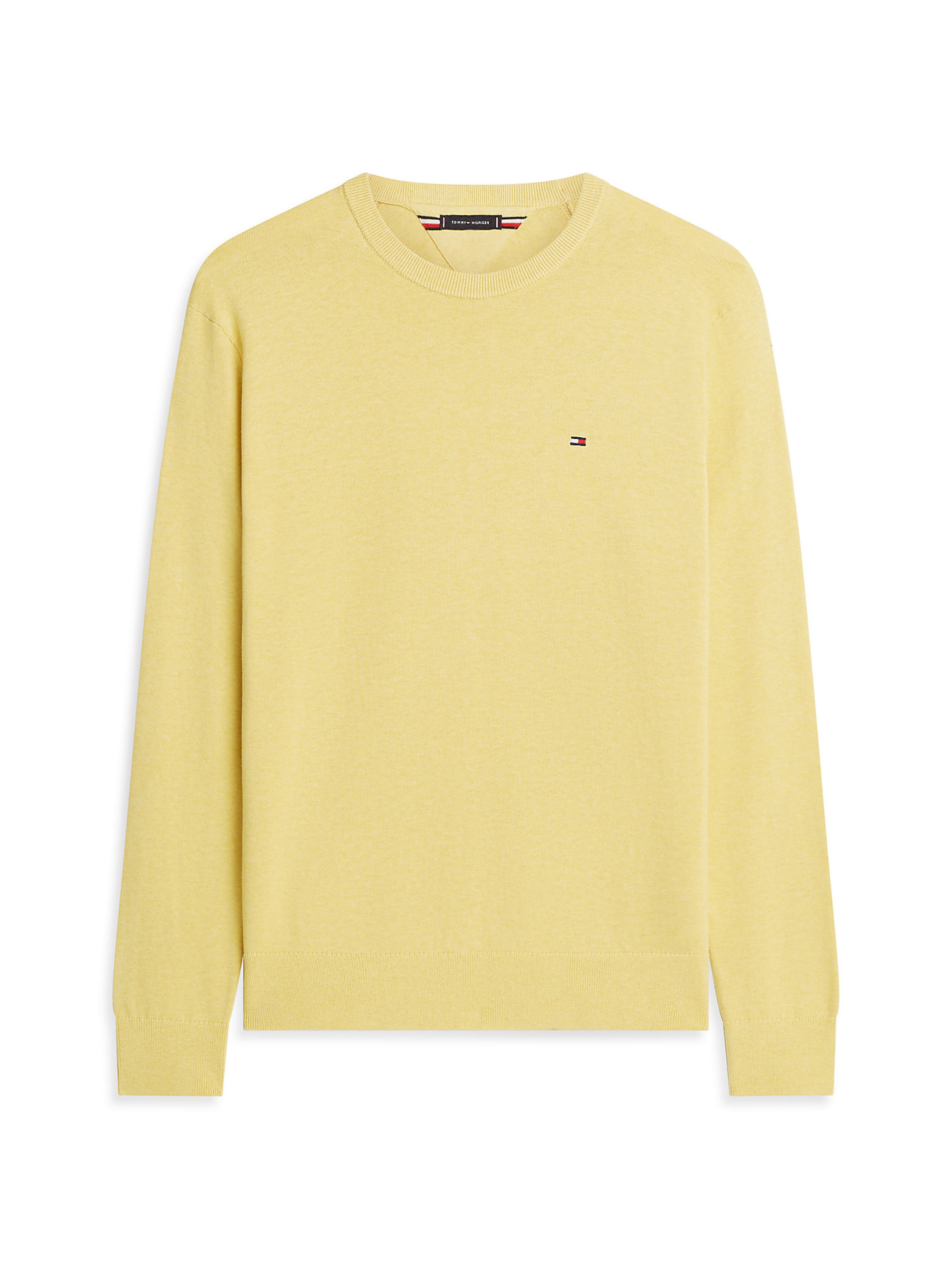 TOMMY HILFIGER Sweater in Yellow: front
