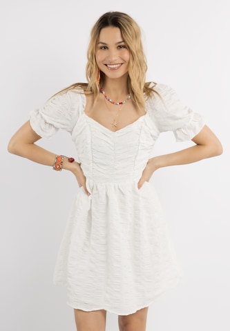 IZIA Dress in White: front