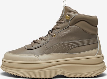 Bottines à lacets 'Mayra' PUMA en marron : devant