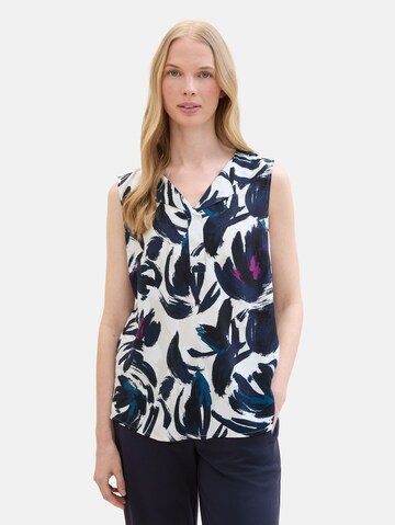TOM TAILOR Blusentop in Blau: Vorderseite