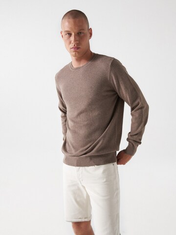 Salsa Jeans Pullover in Braun: Vorderseite