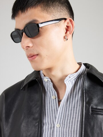 Lindbergh - Regular Fit Camisa 'Manderin' em azul