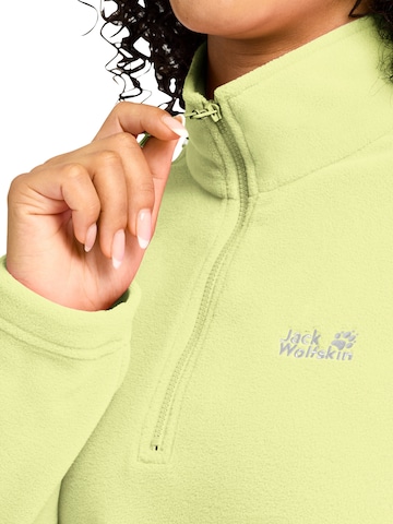 JACK WOLFSKIN Pullover 'Taunus 100 Half-Zip'‌‌‌‌‌‌ in Gelb