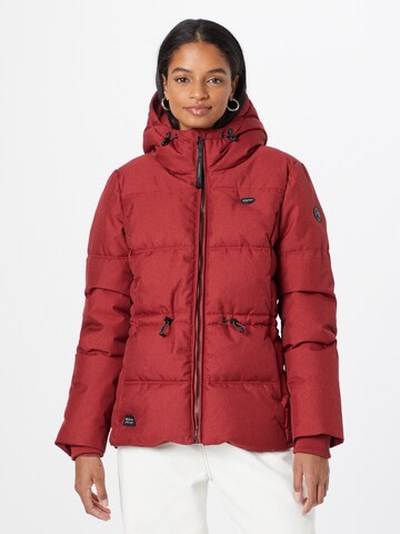 Veste d’hiver 'Calena' Ragwear en rouge : devant