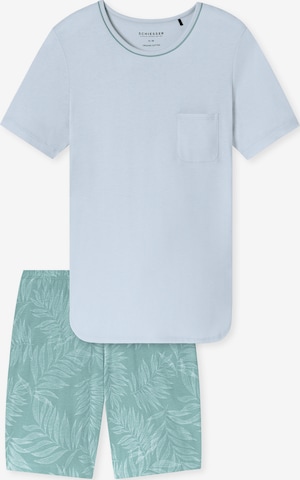 SCHIESSER Pyjama ' Comfort Nightwear ' in Grün: Vorderseite