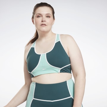 Reebok Bustier Sportmelltartók - zöld: elől