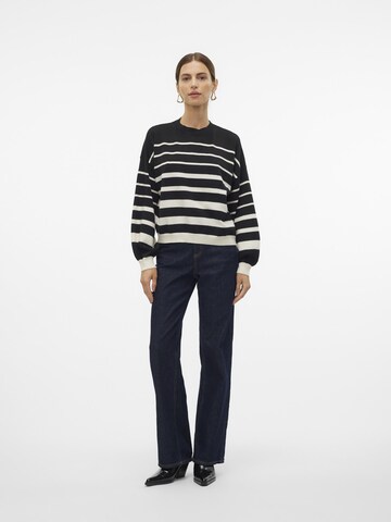 VERO MODA Sweater 'VMRain' in Black