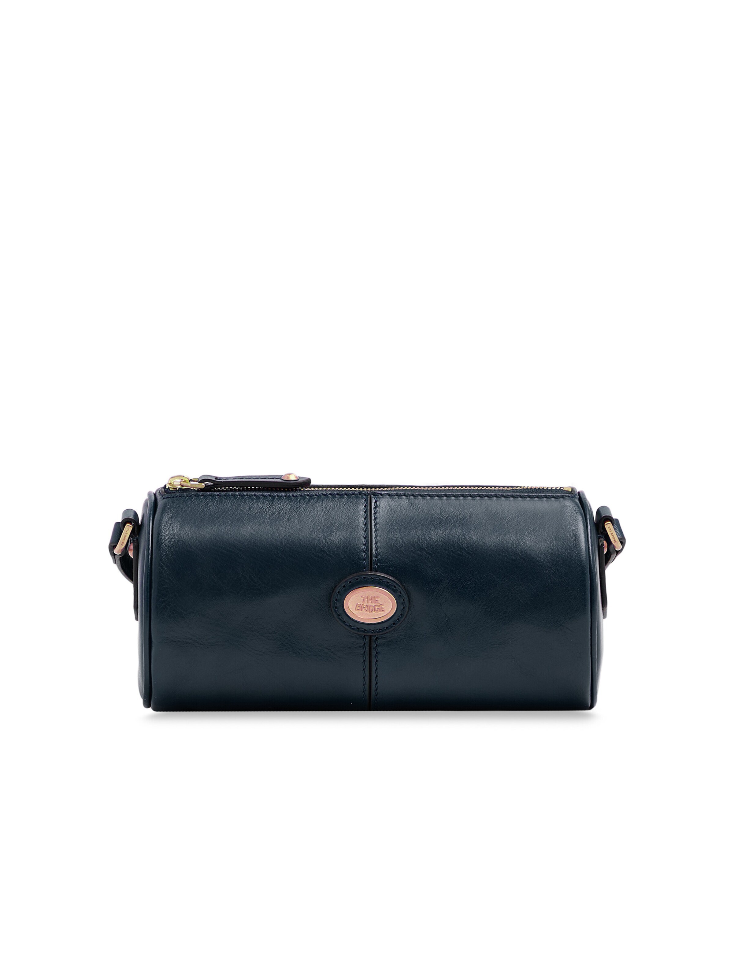 The Bridge Handbag in Blue: front