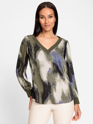 Camicia da donna di heine in verde: frontale