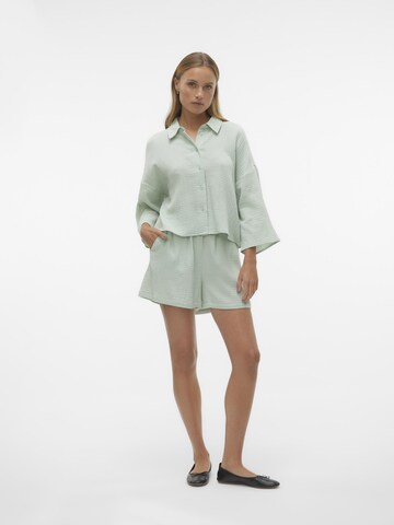 Baggy Pantalon 'VMNatali' VERO MODA en vert