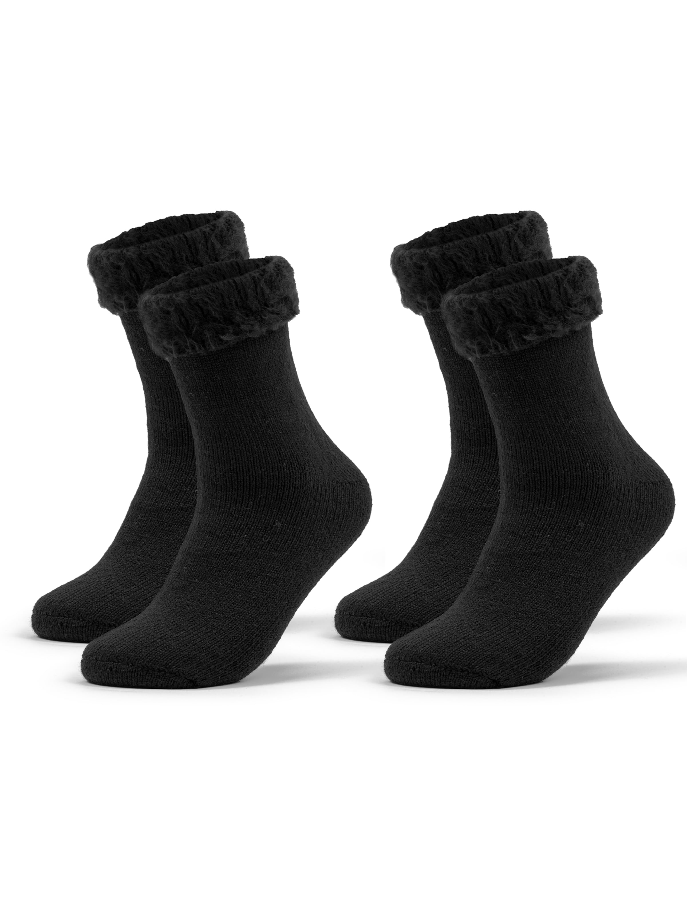 Occulto Socks 'Thermo Yuki' in Black: front