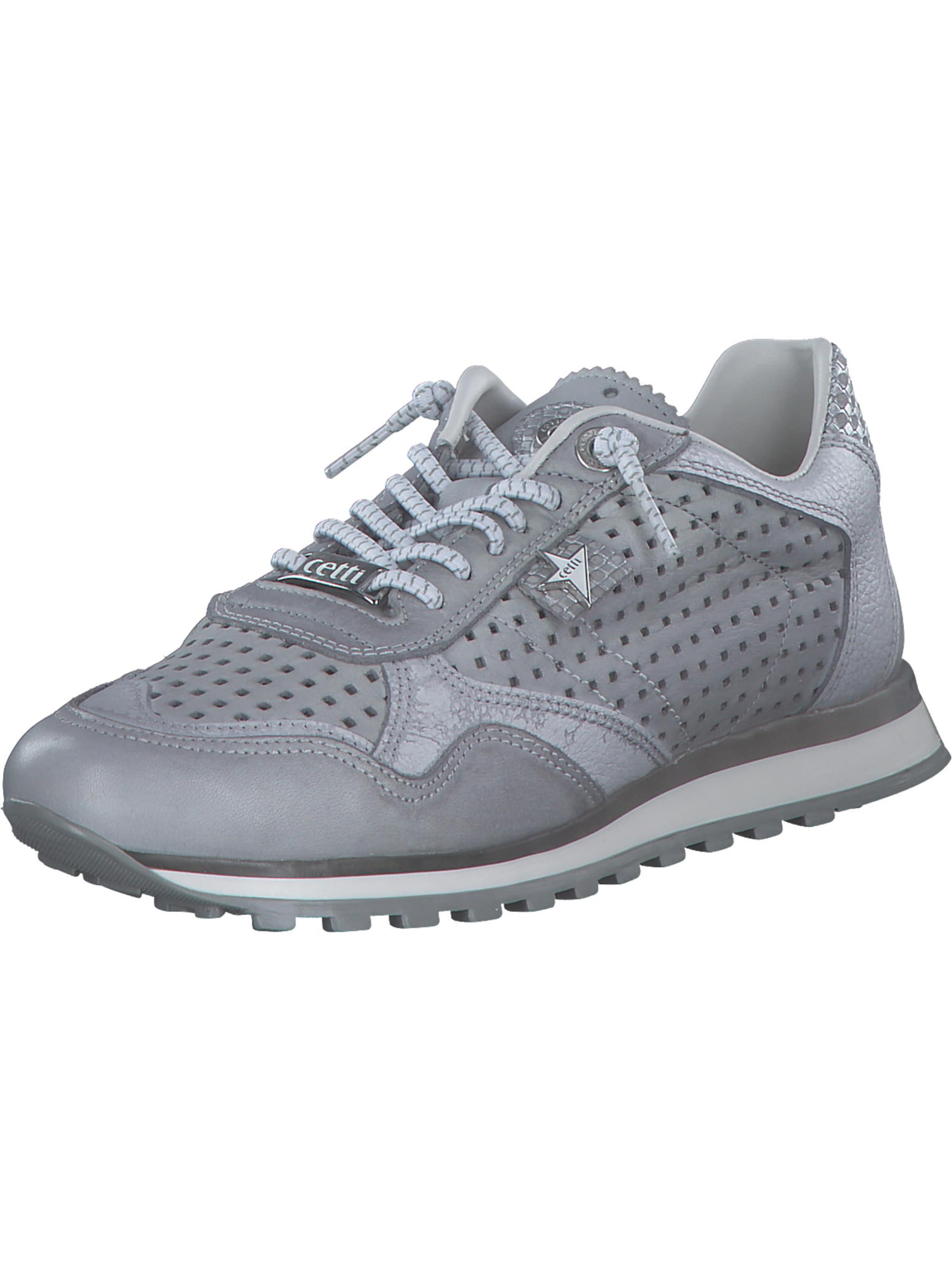 Cetti Platform trainers in Grey: front