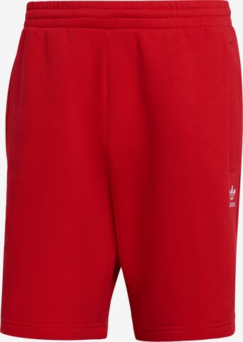 ADIDAS ORIGINALS Broek 'Trefoil Essentials' in Rood