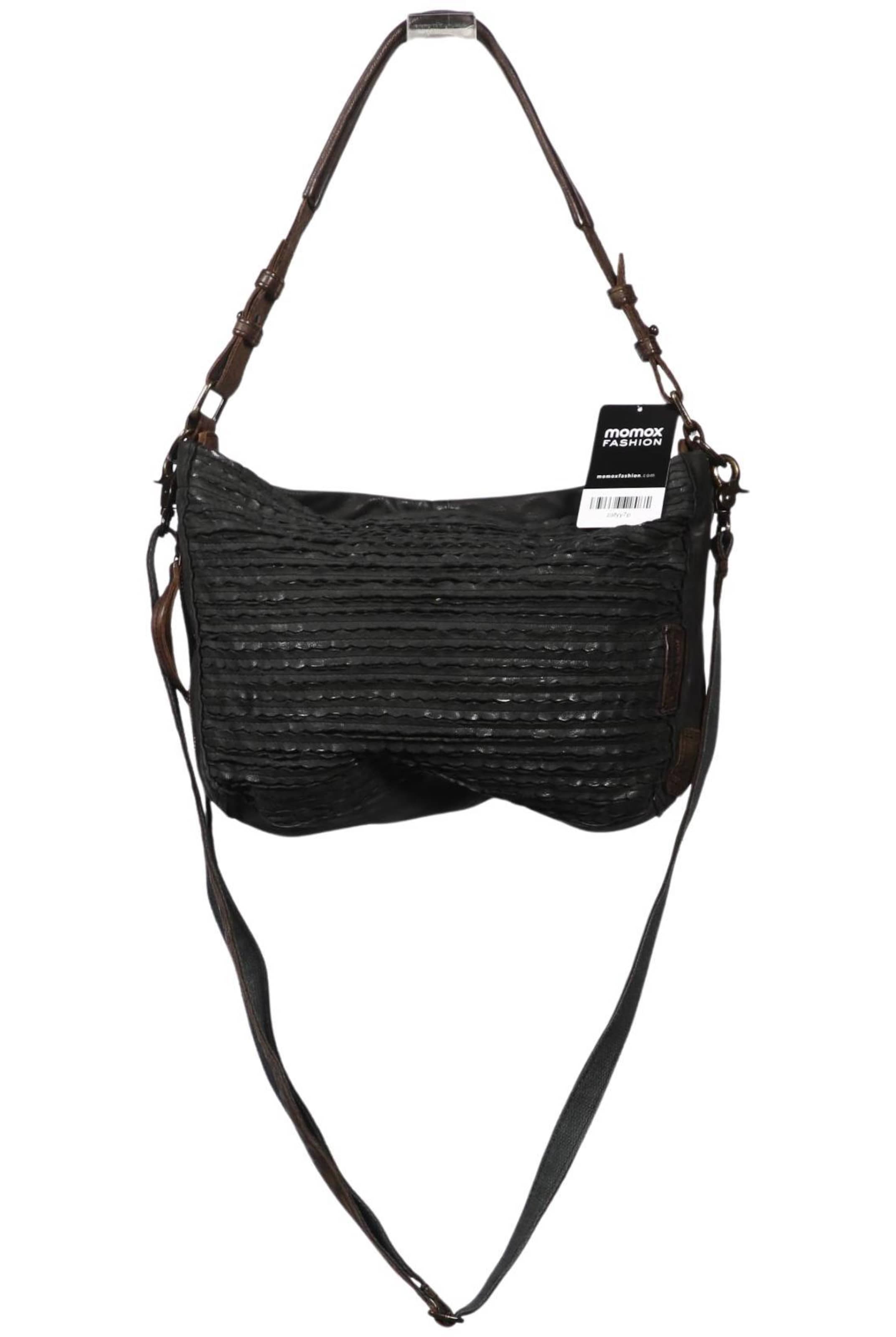 Aunts & Uncles Handtasche gross Leder One Size in Schwarz: Vorderseite